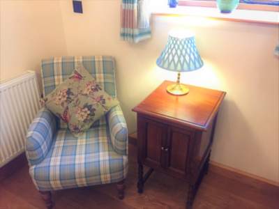 Oak Barn Master Bedroom Seating area