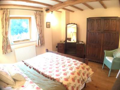 Oak Barn Double Bedroom view to window