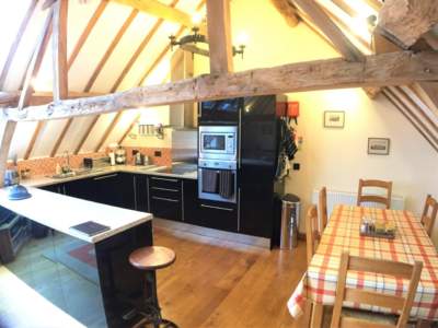 Oak Barn Open Plan Kitchen